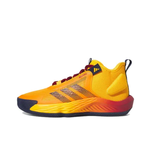 Adidas Adizero Select Амортизация MID Топ Баскетбольные кроссовки Мужской Желтый Черный
