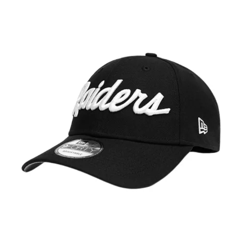 New Era Хлопковые кепки унисекс черные