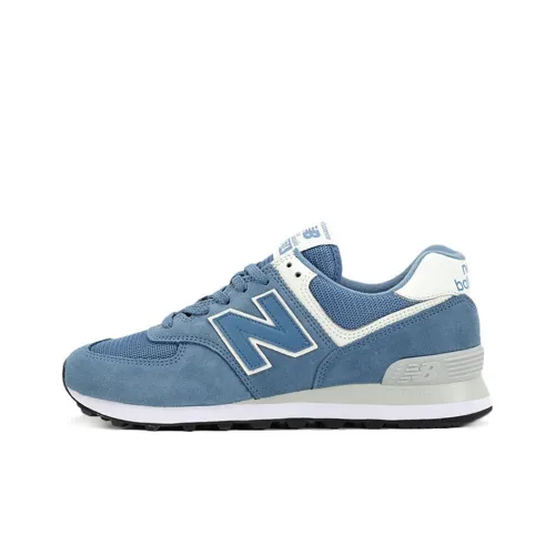 New Balance NB 574 Low Топ Повседневные Беговые Кроссовки Унисекс Синие Белые D Ширина