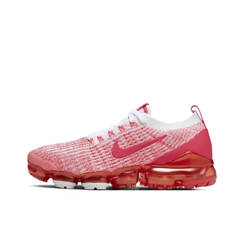 Nike VaporMax Flyknit 3,0 Low Топ Air Cushion Повседневные Беговые кроссовки Женские Красный