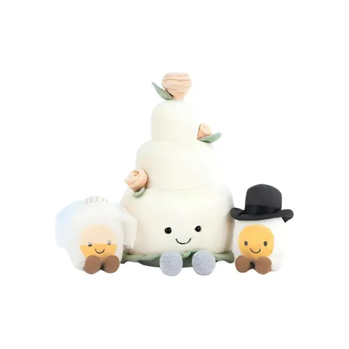 JELLYCAT Fun Wedding Collection For Всю жизнь Набор в подарочной коробке Куклы Плюшевая кукла 14см 15см 28см Длина тела