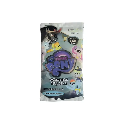 Hasbro My Little Pony Персонажи Версия США CCG Картхолдер Кристальный IP Аниме Карты 12 шт. Сумка
