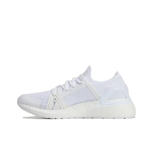 Adidas Ultraboost 20 Противоскользящие Устойчивые к истиранию Низкие Беговые кроссовки Женские Белые