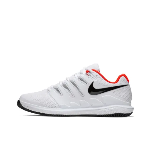 Nike Air Zoom Vapor X Anti-slip Lightweight Low-top Беговые кроссовки Унисекс Белый Красный