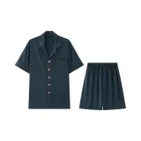 Двойной Короткий AY232 - Темно-серый Мужской