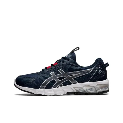 Asics Низкий Топ Беговые Кроссовки Мужские Синие и Серебряные