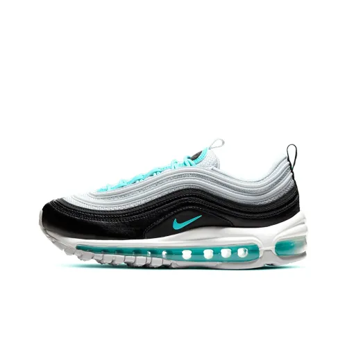 Nike Air Max 97 Low Беговые кроссовки Женские Озерно-голубой Черный