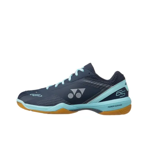 YONEX POWER CUSHION 65 Устойчивая к истиранию Низкая Обувь для бадминтона Унисекс Синяя