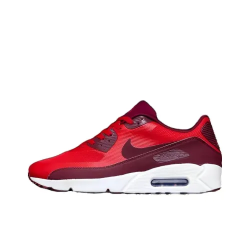 Nike Air Max 90 Low Топ Повседневная обувь Мужская Красная Белая