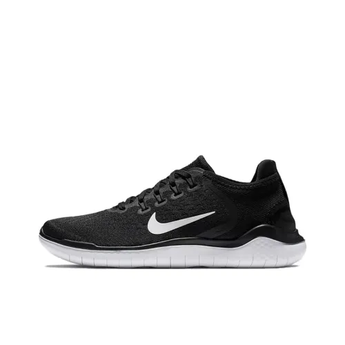Nike Free RN 2018 Низкий топ повседневная беговая обувь женские черно-белые