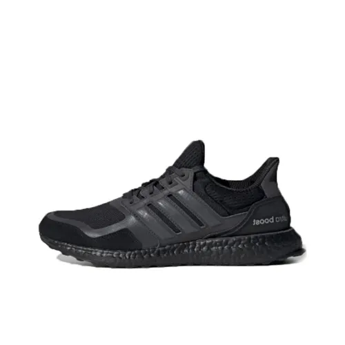 Adidas ULT Шокаблоки Slip-resistant Низкий Топ Повседневные Беговые кроссовки Унисекс Воин Черный