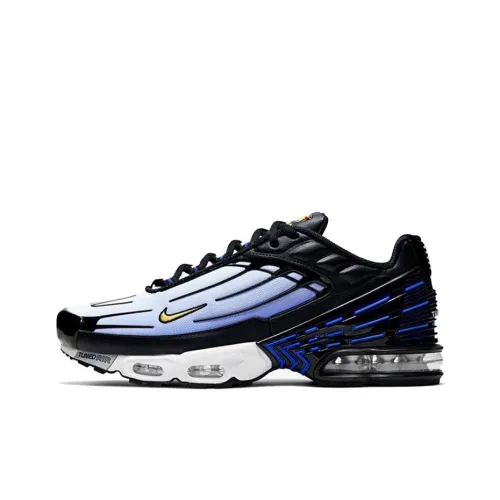 Nike Air Max Plus 3 Low Топ Беговые кроссовки Мужской Черный Синий