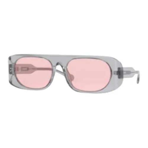 Burberry OVAL SUNGLASSES Унисекс Серый