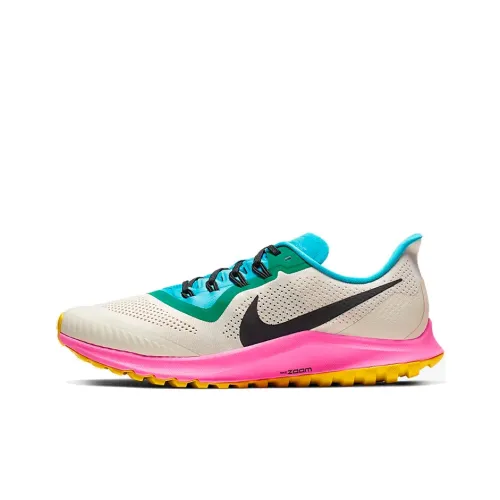 Nike Shock Absorbers Slip-Resistant Low Top Беговые кроссовки Мужские Серый Розовый