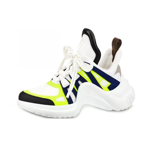 LOUIS VUITTON Archlight Low Топ Повседневная обувь Женская Желтый Белый