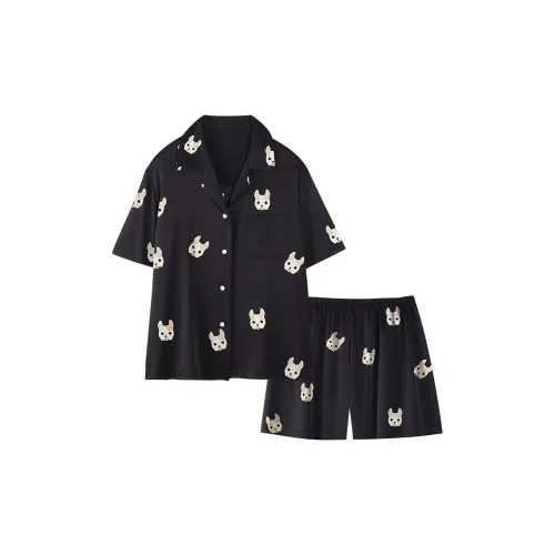 Han Ziduo Пижамный комплект женский таинственный черный