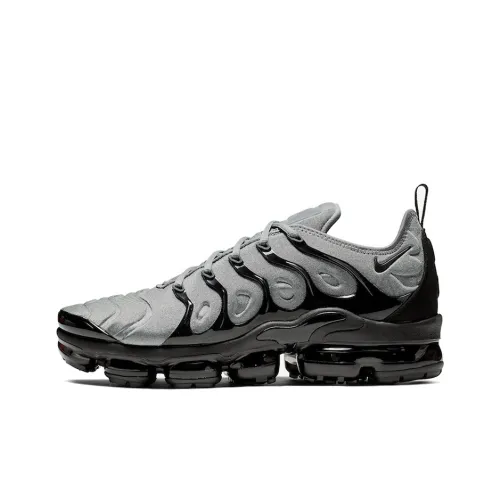 Nike Vapormax Plus Low Топ Беговые кроссовки Мужские Серый Черный