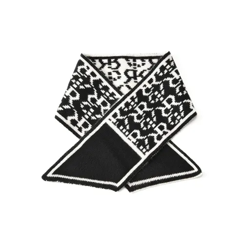 RARE Шарфы Унисекс Черный Белый