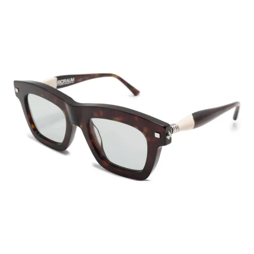 KUBORAUM Ацетат Квадратные Солнцезащитные очки Мужские Черепаховый