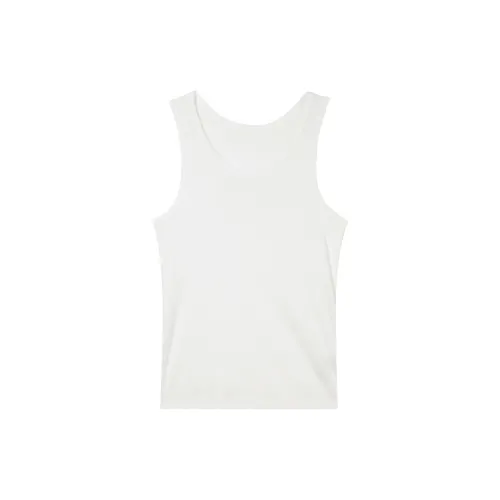 UNIQLO Белые Унисекс Майки