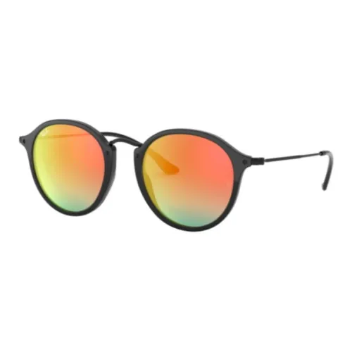 RayBan Круглые Солнцезащитные очки Унисекс Черные