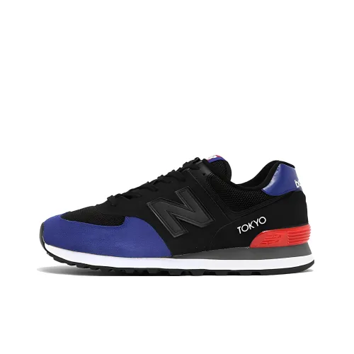 FC Tokyo x New Balance NB 574 Low Топ Марафон Беговые кроссовки Унисекс Черный Синий Красный