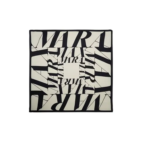 MaxMara Шелковые Шарфы Женские Черный