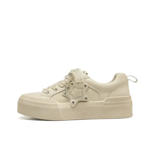 HLA Платформа Универсальный Звезды Белый SNEAKER Кроссовки для скейтбординга Спортивные кроссовки Женские