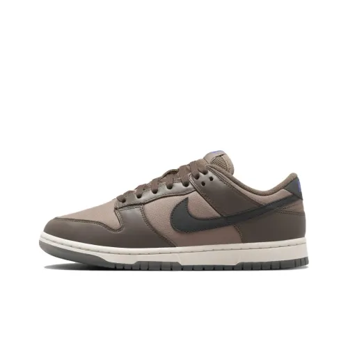 Nike Dunk Скейтборд Кроссовки Низкие Коричневые Женские