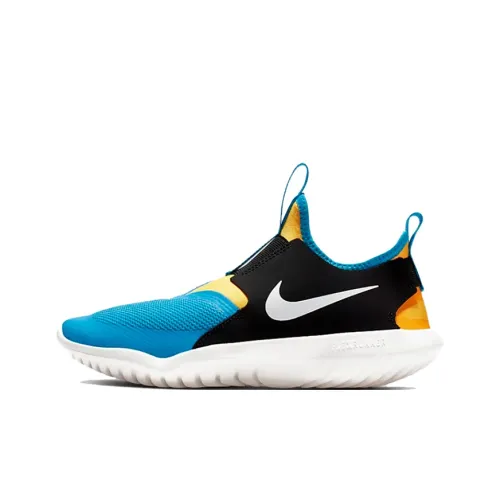Nike Flex Runner Non Slip Легкий Низкий Топ Повседневные Беговые кроссовки Женские Черный Синий