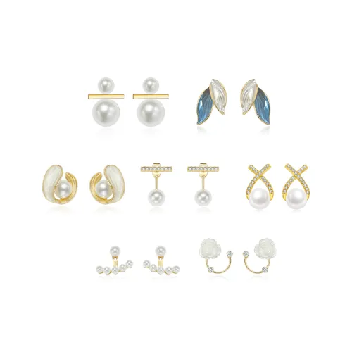 AGOVSKI Серебро S925 Серьги-гвоздики Женские