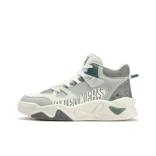 361° Jincheng 3 Устойчивые к истиранию Высокие Кроссовки для скейтбординга Женские Серые