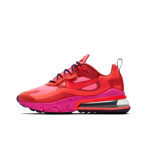 Nike Air Max 270 Low Топ Air Cushion Повседневные Беговые Кроссовки Женские Розовые