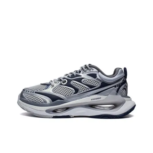 Лайнер Beyond Infinity Износостойкий Дышащий Низкий Топ Повседневная Обувь Мужская Белый Синий