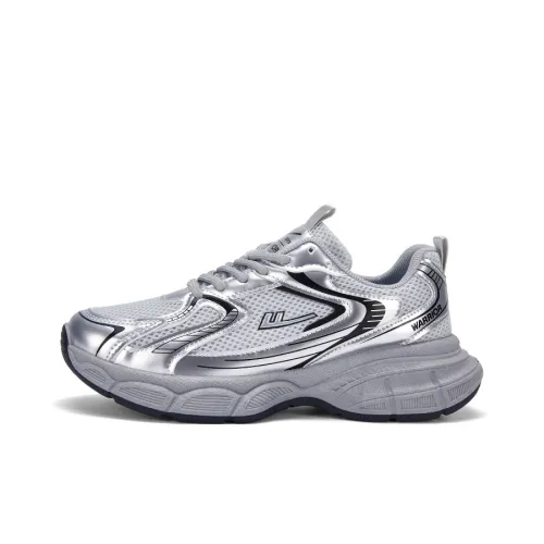 Warrior массивные кроссовки с низким верхом, серебряные, женские