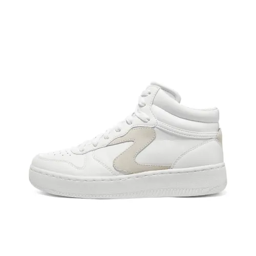 Skechers Sport Court 92 Устойчивый к истиранию Дышащий MID Скейтбординг Кроссовки Женские Белые