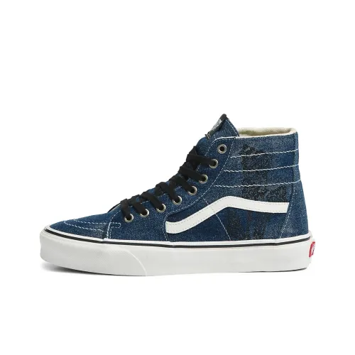 Vans SK8 High Топ Скейтборд Кроссовки Унисекс Синий