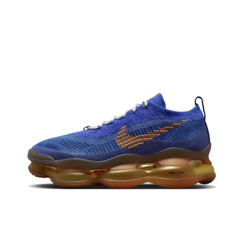 Nike Air Max Scorpion Амортизация Низкий Топ Беговые кроссовки Мужской Синий