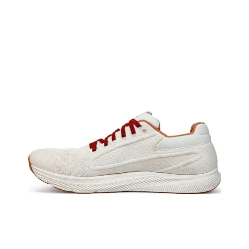 Altra Shock Absorbers Slip-Resistant Abrasion-Resistant Breathable Low-Top Running Shoes Men's White Red Альтра Шок Абсорберы Противоскользящие Устойчивые к истиранию Дышащие Низкие Кроссовки для бега Мужские Белый Красный