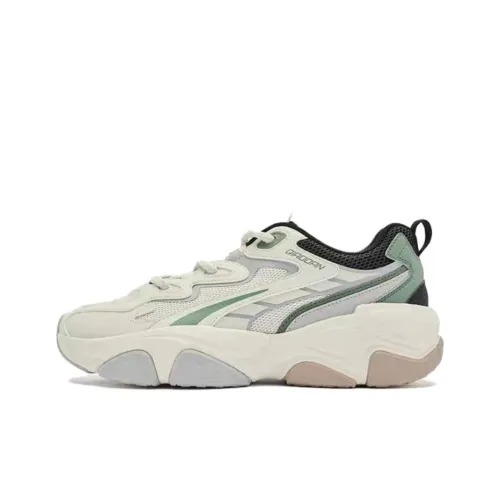 QIAODAN Амортизация Износостойкий Низкий Топ Casual Мужской Белый Серый Зеленый