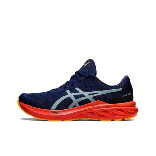 Asics Dynablast 3 Low Топ Беговые кроссовки Мужской Синий Оранжевый
