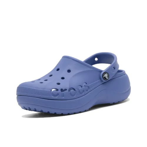 Crocs Baya Platform Clog Сабо Женские Небесно-голубой Камень