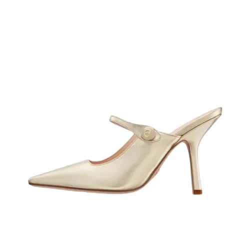 DIOR Capture Домашние тапочки Женские Золотые