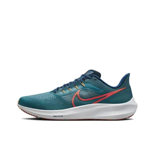 Nike Air Zoom Pegasus 39 Амортизаторы Ускорители Устойчивые к истиранию Низкий Топ Повседневные Беговые кроссовки Мужские Фиолетовые