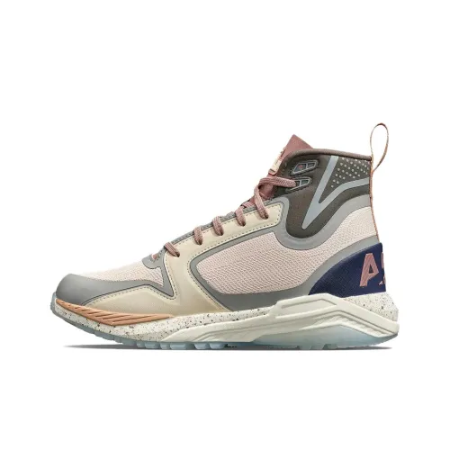 APL ATHLETIC PROPULSION LABS TechLoom Defender Высокий Топ Уличная Обувь Мужская Бежево-Розовая