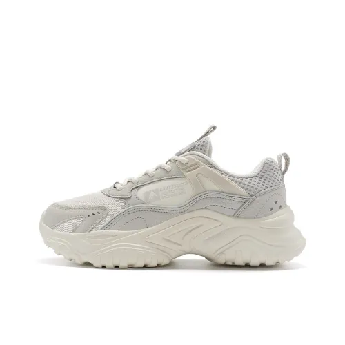 XTEP Stream 1,0 V2 Slip Устойчивый к истиранию Низкий Топ Casual Мужской Серый Белый