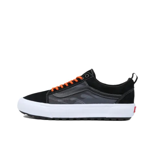 Vans Old Skool Collection MTE 1 Low Топ Скейтборд Кроссовки Унисекс Черный Оранжевый