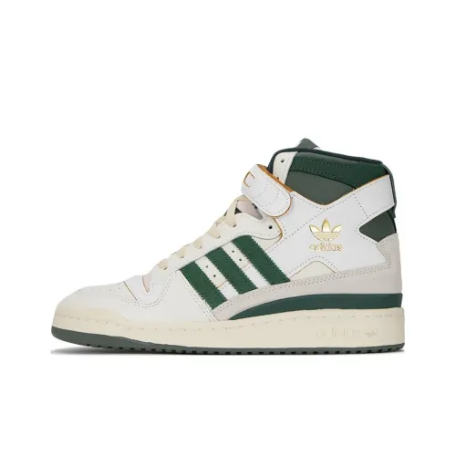Adidas Originals FORUM 84 HI Высокие Кроссовки для скейтбординга Унисекс Белый Зеленый