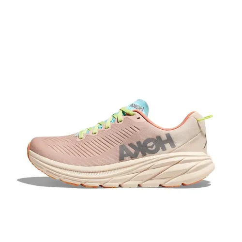 HOKA ONE ONE Rincon 3 Амортизация Устойчивый к истиранию Водонепроницаемый Низкий Топ Беговые кроссовки Женские Розовый