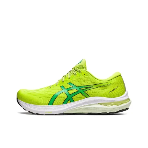 Asics GT 2000 11 Амортизаторы Slip-резистентная низовая часть устойчивая к истиранию низкий топ Беговые кроссовки Желтый зеленый